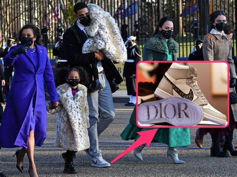 dior jordans at inauguration|Dior jordan first appearance.